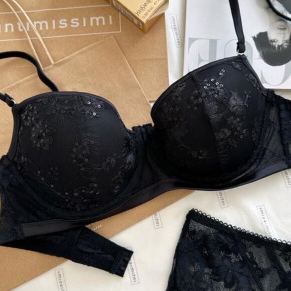 Intimissimi Lingerie 2-piece Balconette Bra (36B) and Panties (M) Set - Picture 4 of 16